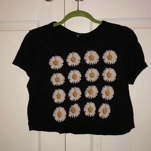Floral cropped tshirt